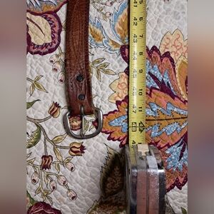 3 Leather Belts, 47"-48"